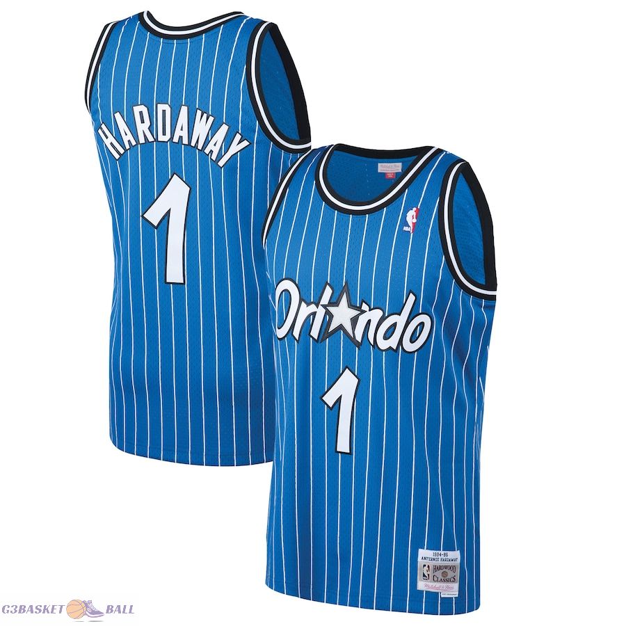 Men's Orlando Magic Penny Hardaway Mitchell & Ness Blue 1994/95 Hardwood Classics Swingman Jersey