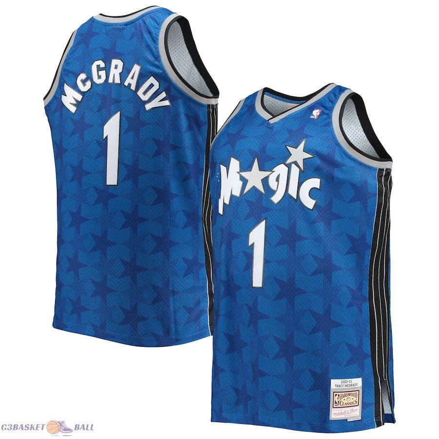 Men's Orlando Magic Tracy McGrady Mitchell & Ness Blue Big & Tall 2000/01 Hardwood Classics Swingman Jersey