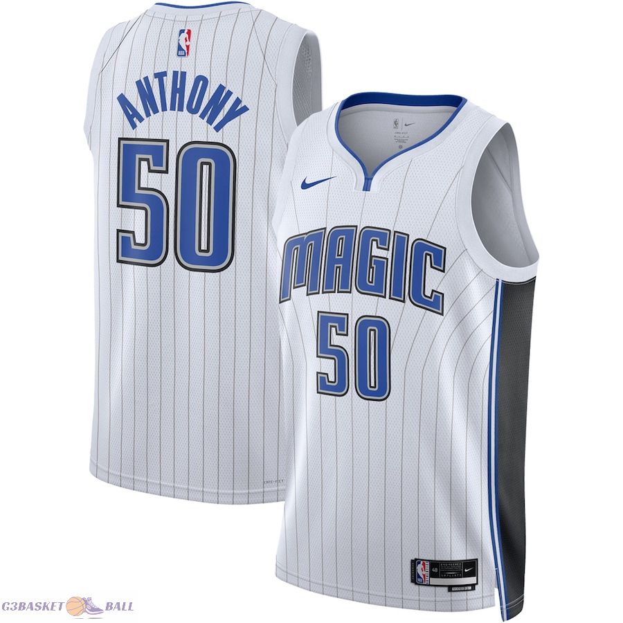 Unisex Orlando Magic Cole Anthony White Swingman Jersey - Association Edition