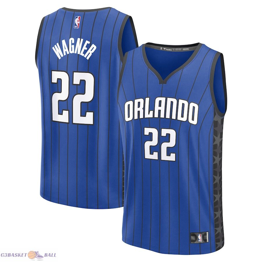 Men's Orlando Magic Franz Wagner Fanatics Blue Fast Break Replica Player Jersey - Statement Edition