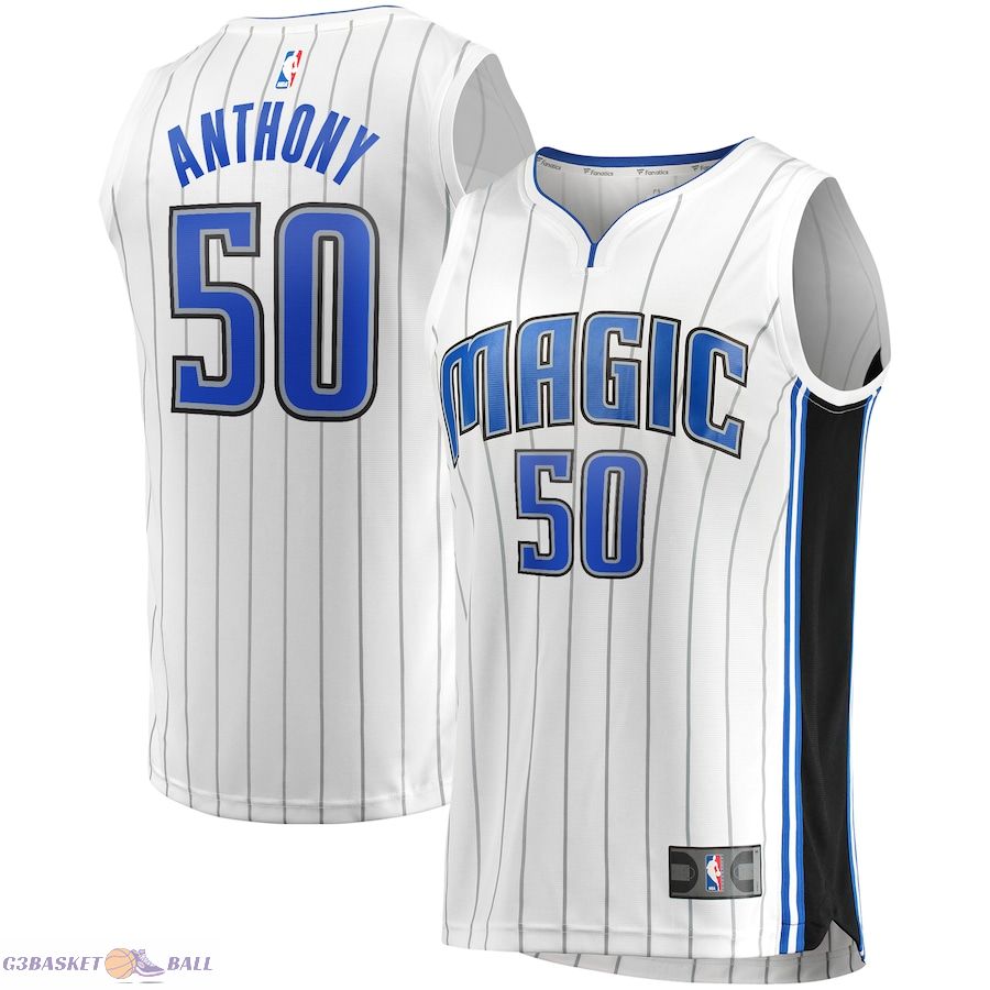 Men's Orlando Magic Cole Anthony Fanatics White Fast Break Replica Jersey - Association Edition