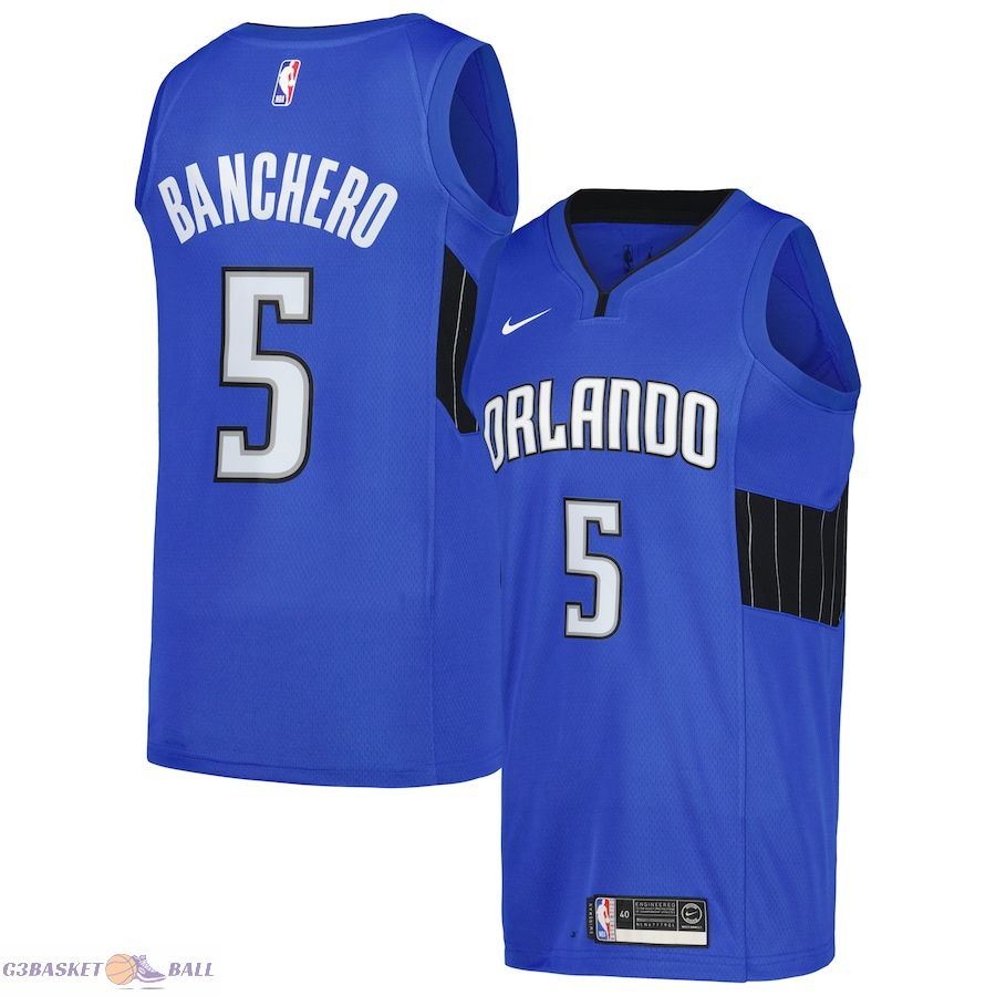 Men's Orlando Magic Paolo Banchero Royal Swingman Player Jersey - Statement Edition