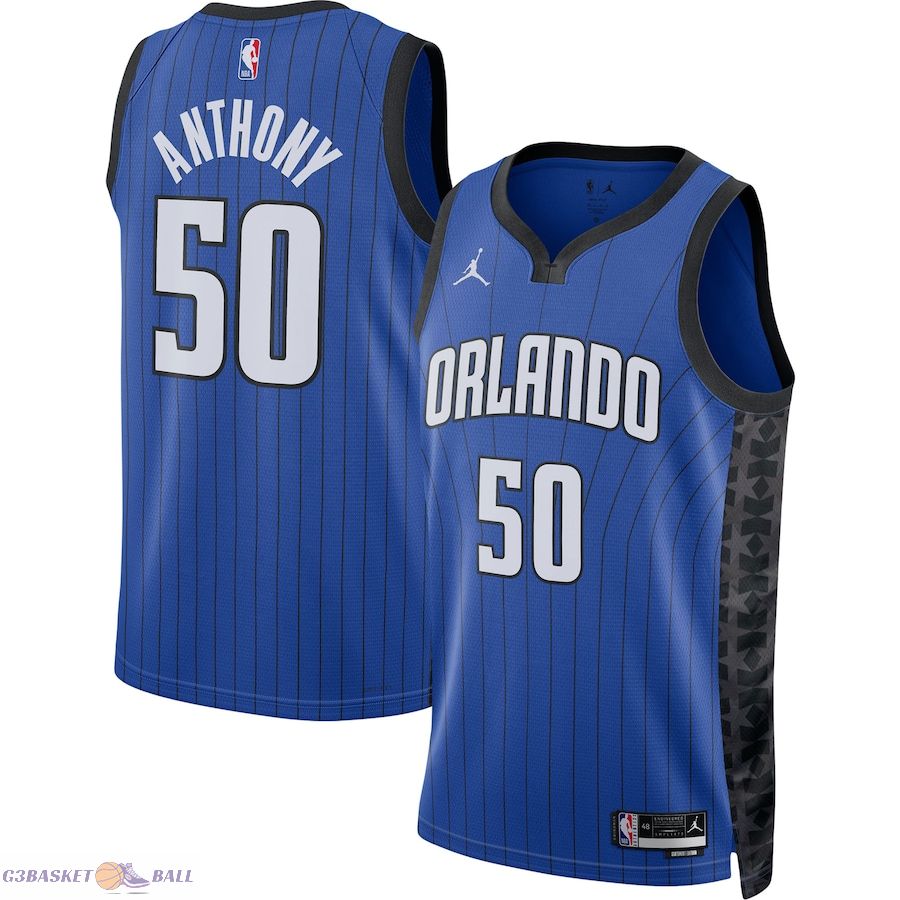 Unisex Orlando Magic Cole Anthony Jordan Brand Blue Swingman Jersey - Statement Edition