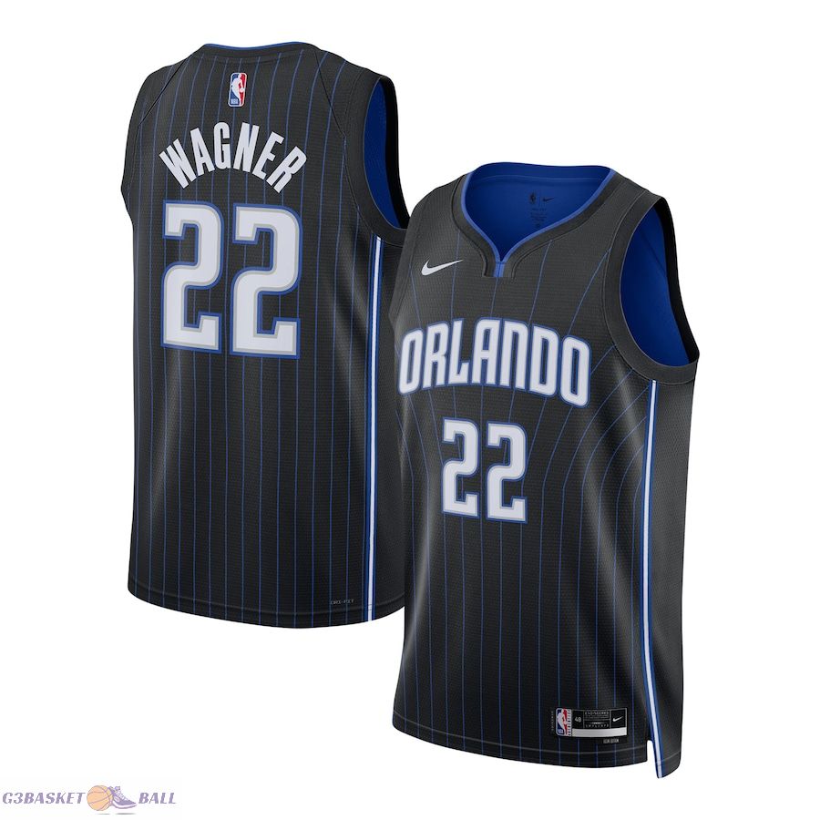 Unisex Orlando Magic Franz Wagner Black Swingman Jersey - Icon Edition