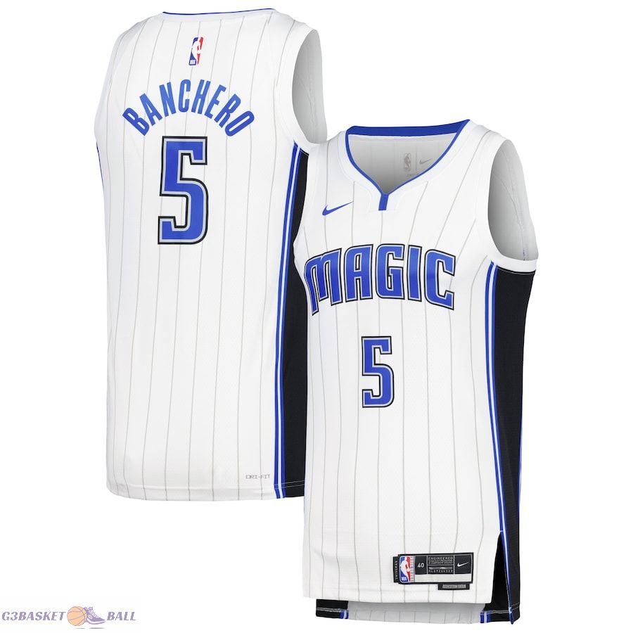 Unisex Orlando Magic Paolo Banchero White Swingman Jersey - Association Edition