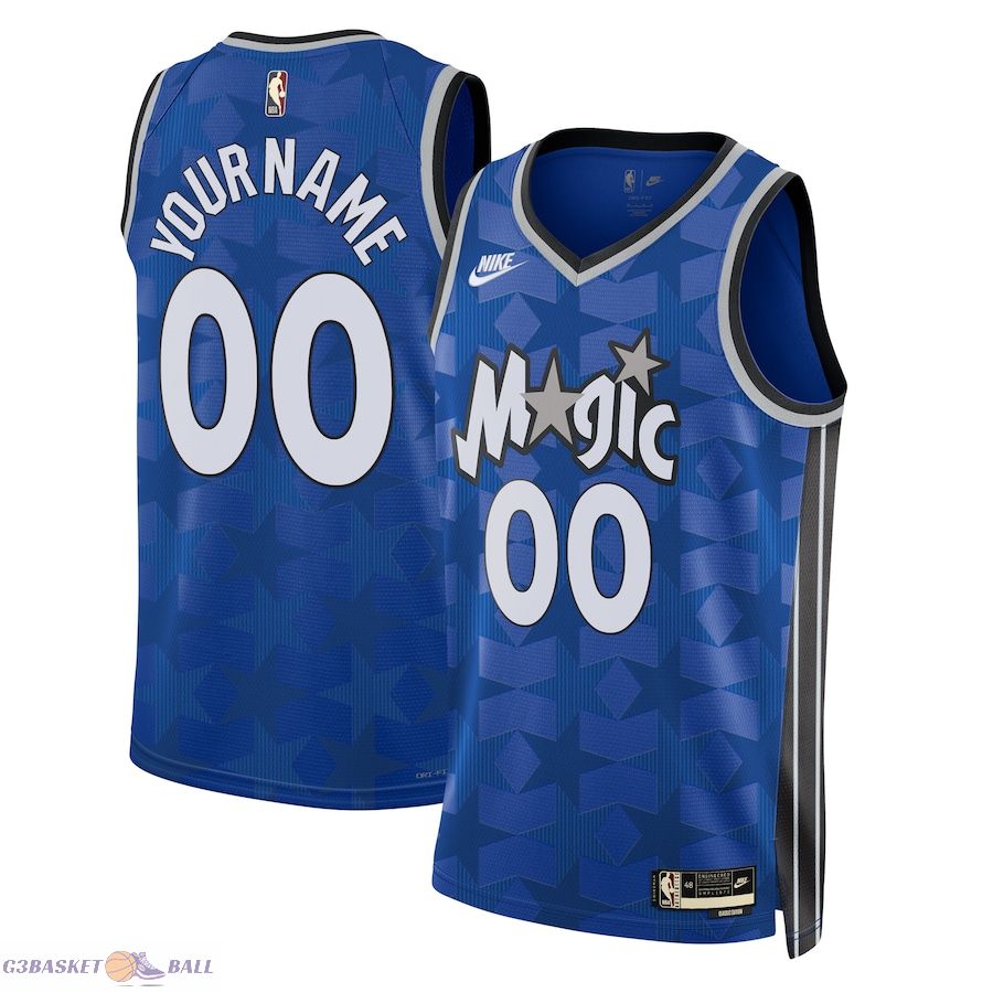 Unisex Orlando Magic Blue 2023/24 Swingman Custom Jersey - Classic Edition