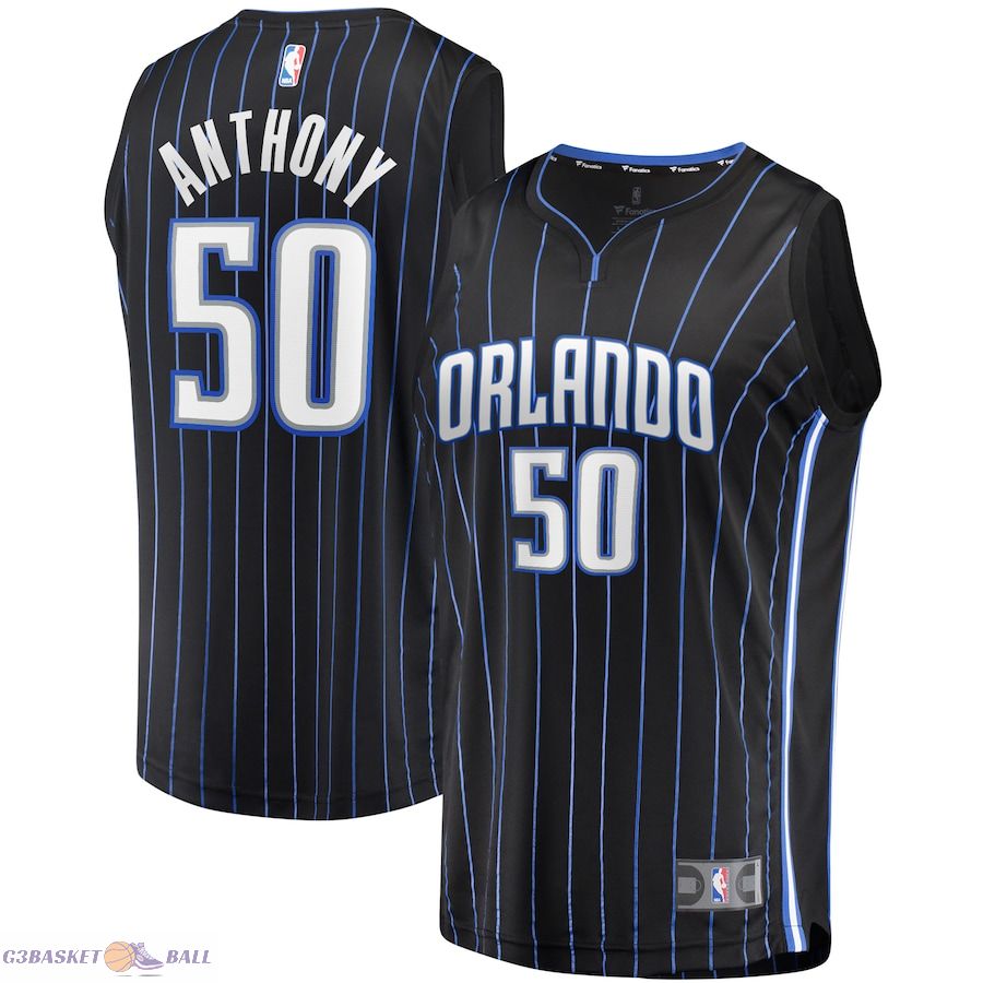 Youth Orlando Magic Cole Anthony Fanatics Black Fast Break Replica Jersey - Icon Edition