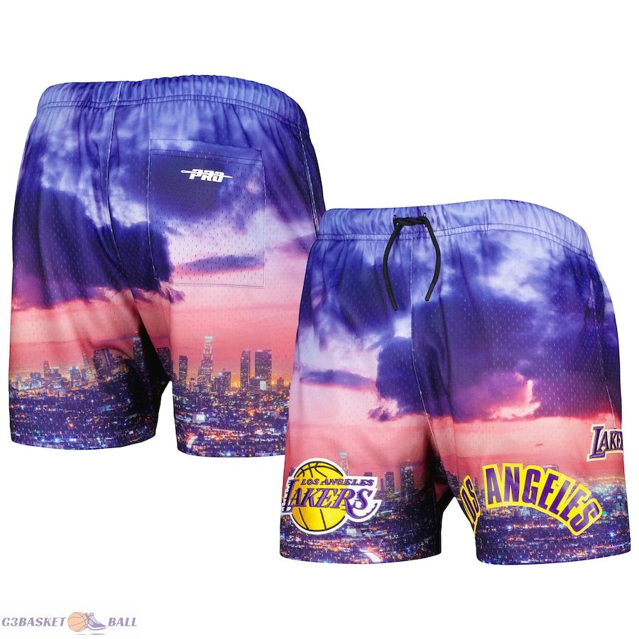 Men's Los Angeles Lakers Pro Standard Cityscape Shorts