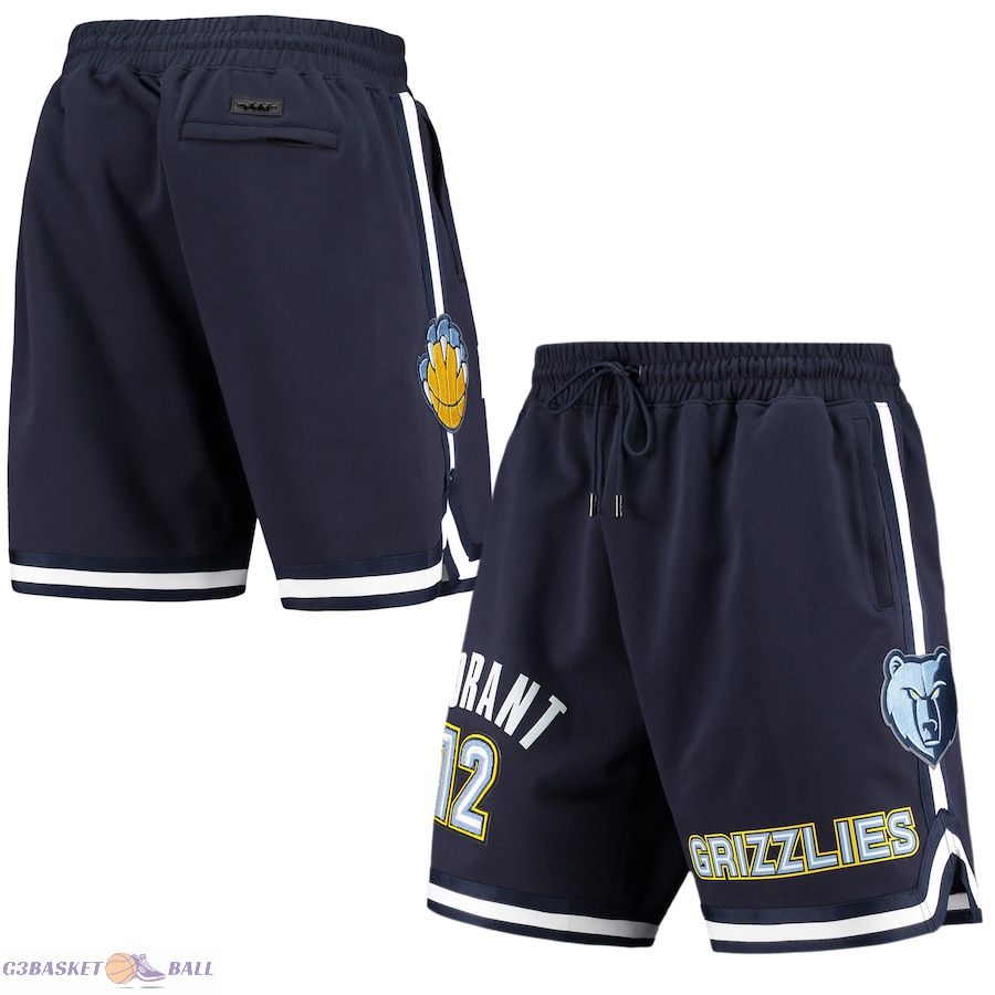 Men's Memphis Grizzlies Ja Morant Pro Standard Navy Team Player Shorts