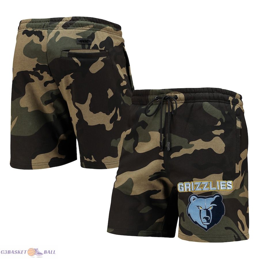 Men's Memphis Grizzlies Pro Standard Camo Team Shorts