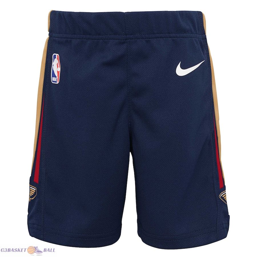 Preschool New Orleans Pelicans Navy Icon Replica Shorts