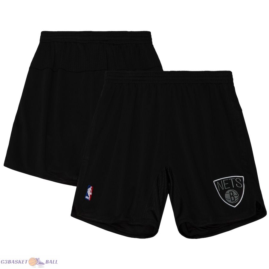 Men's Brooklyn Nets Mitchell & Ness Black 2012-13 Christmas Day Hardwood Classics Authentic Shorts