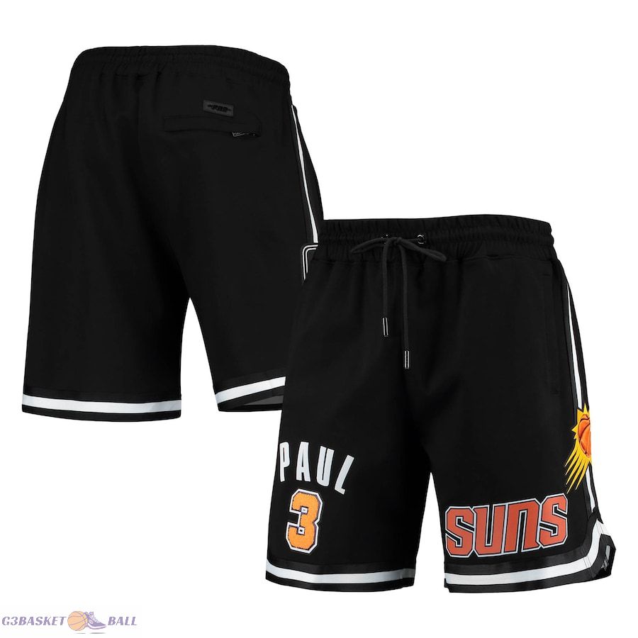 Men's Phoenix Suns Chris Paul Pro Standard Black Player Replica Shorts