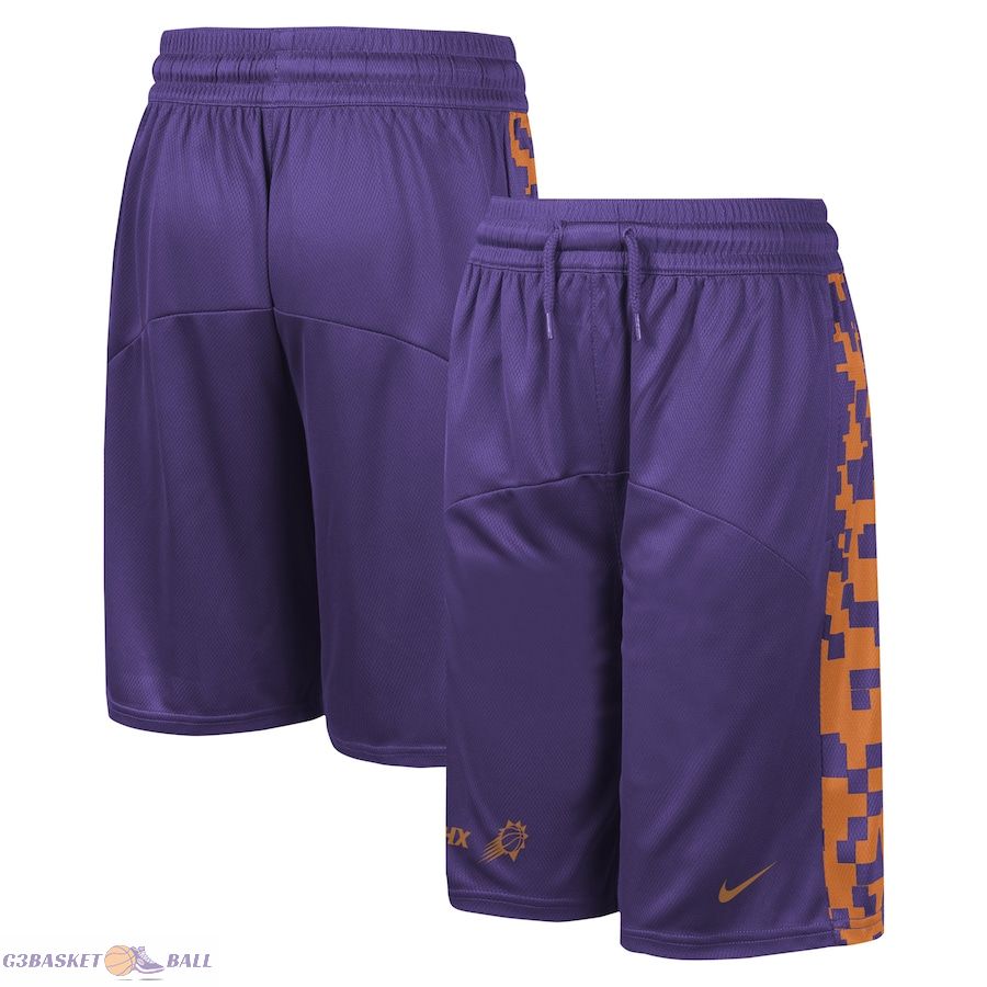 Youth Phoenix Suns Purple Courtside Starting Five Team Shorts