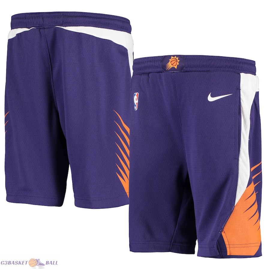 Youth Phoenix Suns Purple 2020/21 Swingman Performance Shorts - Icon Edition