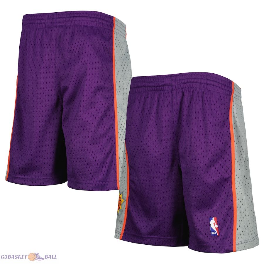 Youth Phoenix Suns Mitchell & Ness Purple 1991-92 Hardwood Classics Swingman Shorts