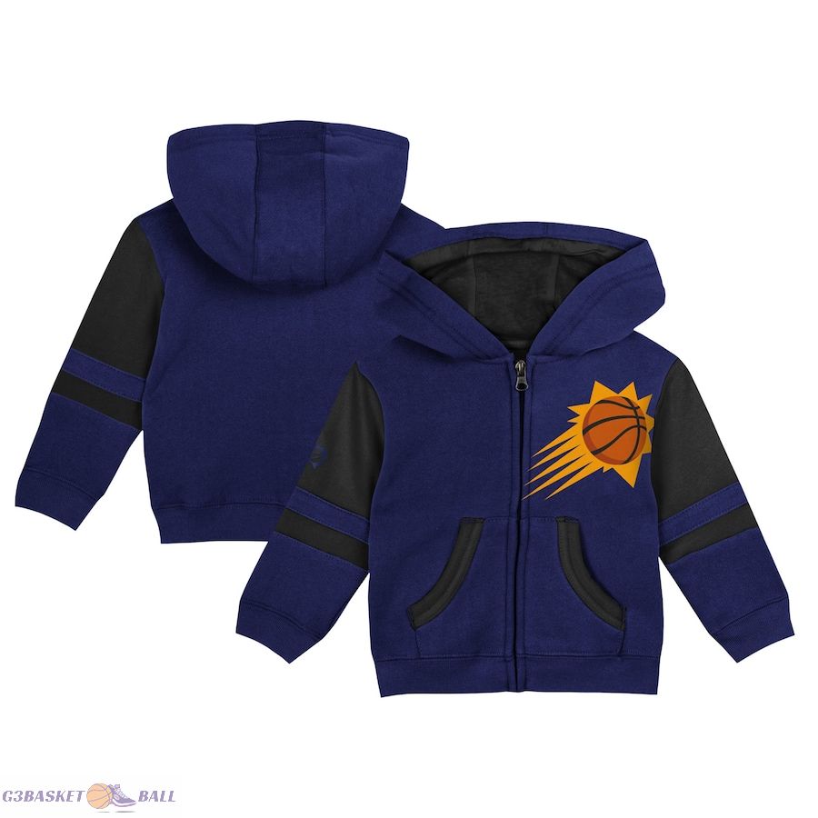 Youth Phoenix Suns Purple Straight To The League Full-Zip Hoodie