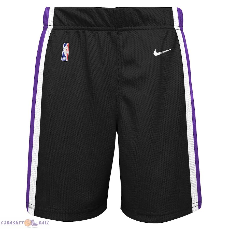 Toddler Sacramento Kings Black Icon Replica Shorts