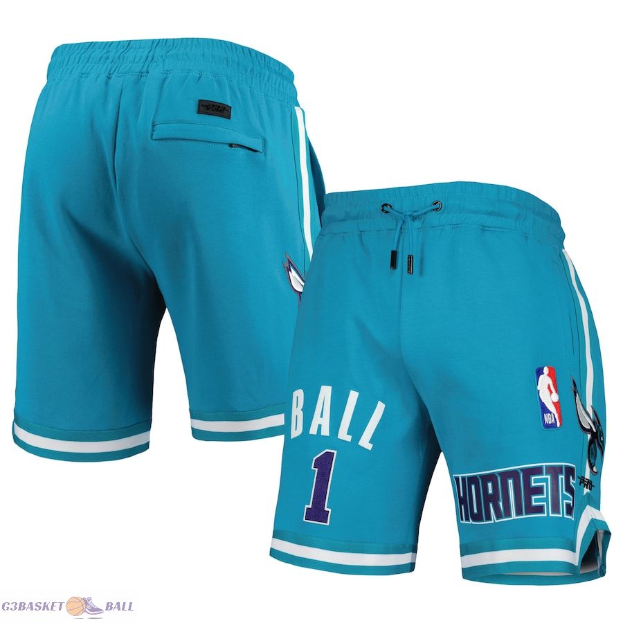 Men's Charlotte Hornets LaMelo Ball Pro Standard Teal Player Replica Shorts