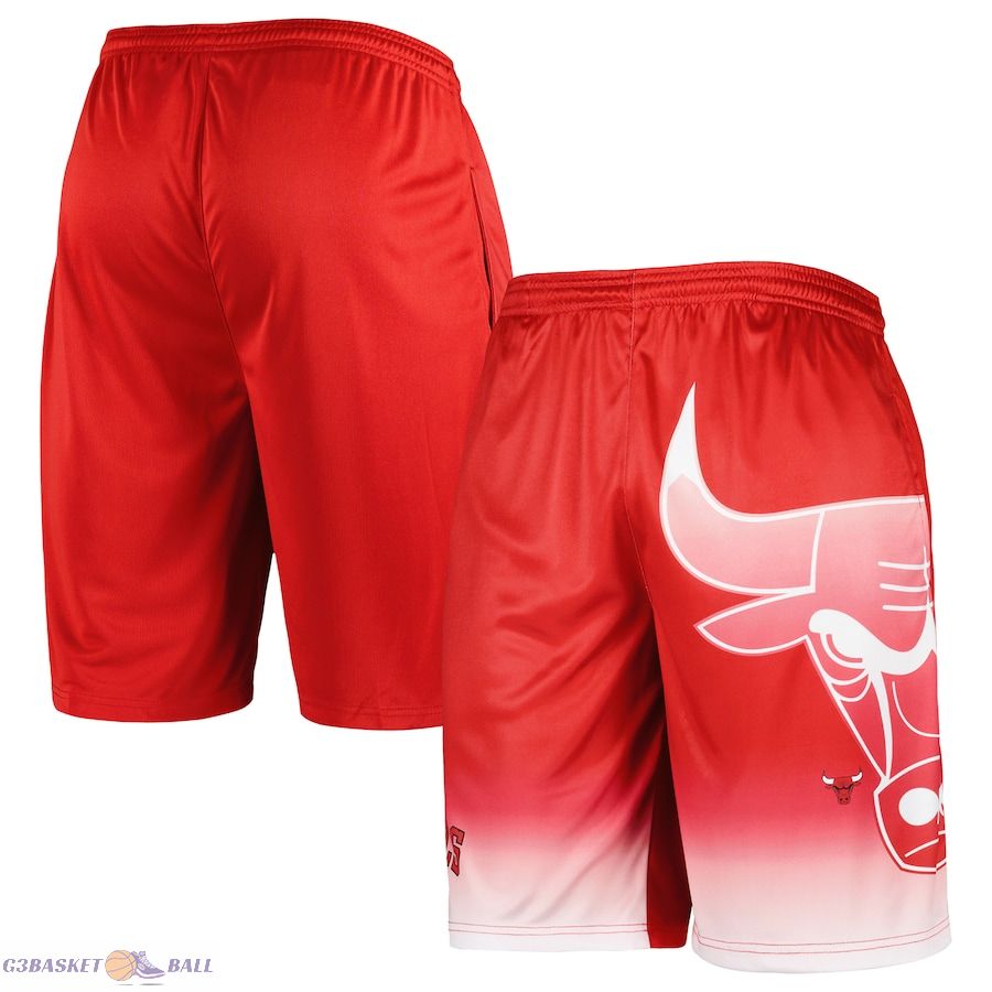 Men's Chicago Bulls Fanatics Red Graphic Shorts