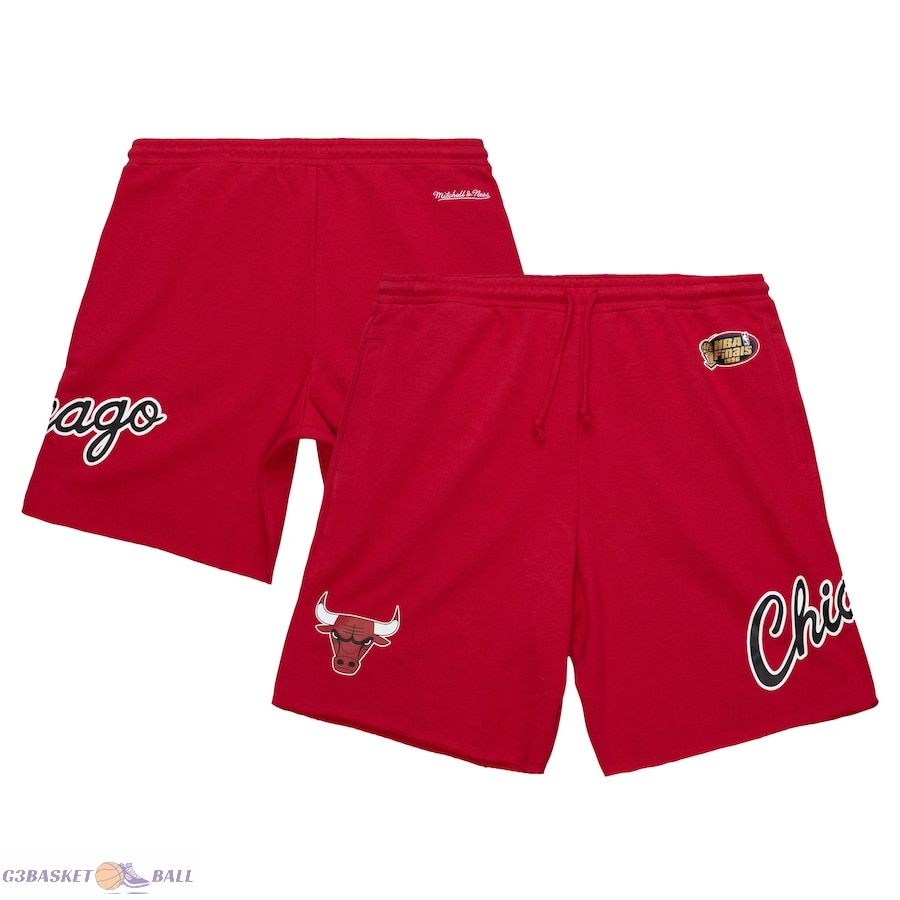 Men's Chicago Bulls Mitchell & Ness Red Game Day Shorts