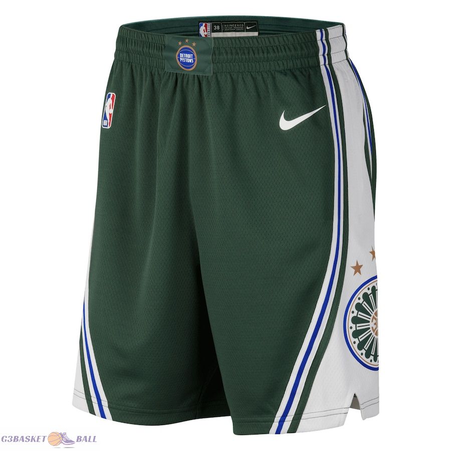 Men's Detroit Pistons Green 2022/23 City Edition Swingman Shorts