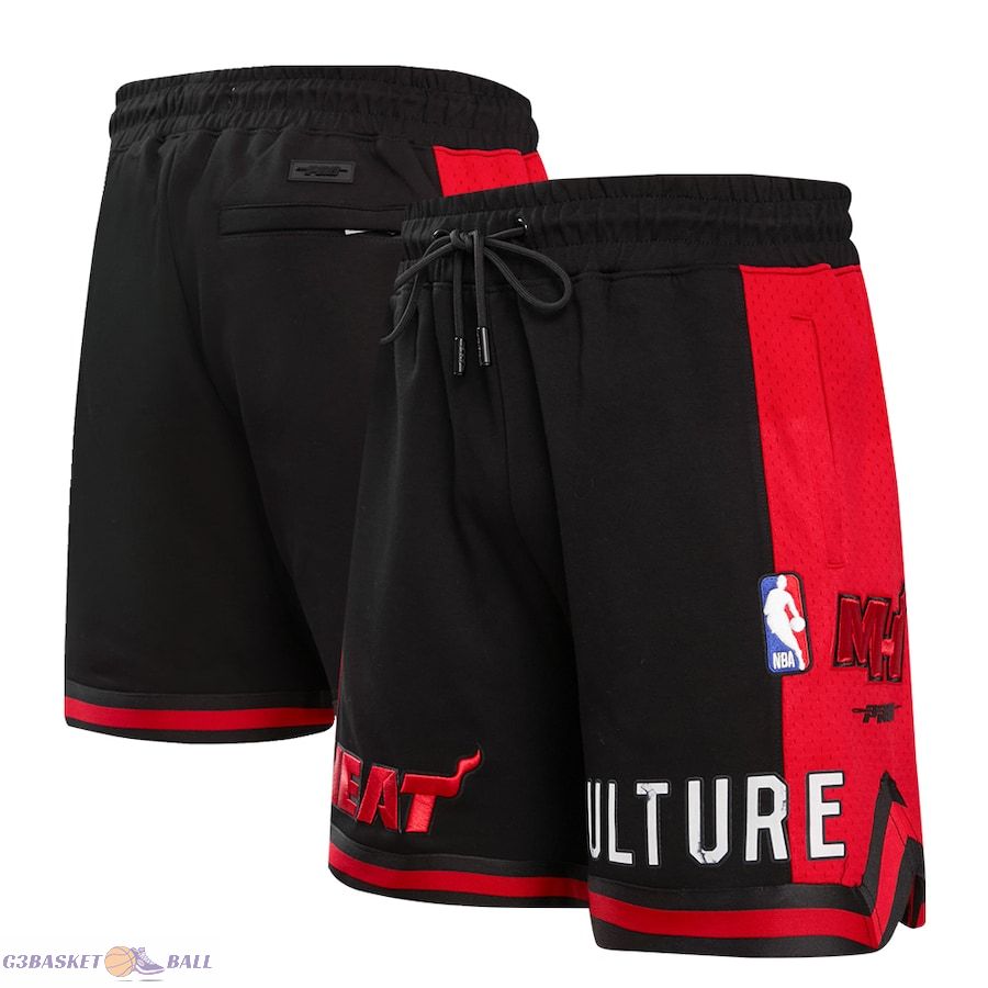 Men's Miami Heat Pro Standard Black 2023/24 City Edition DK Shorts