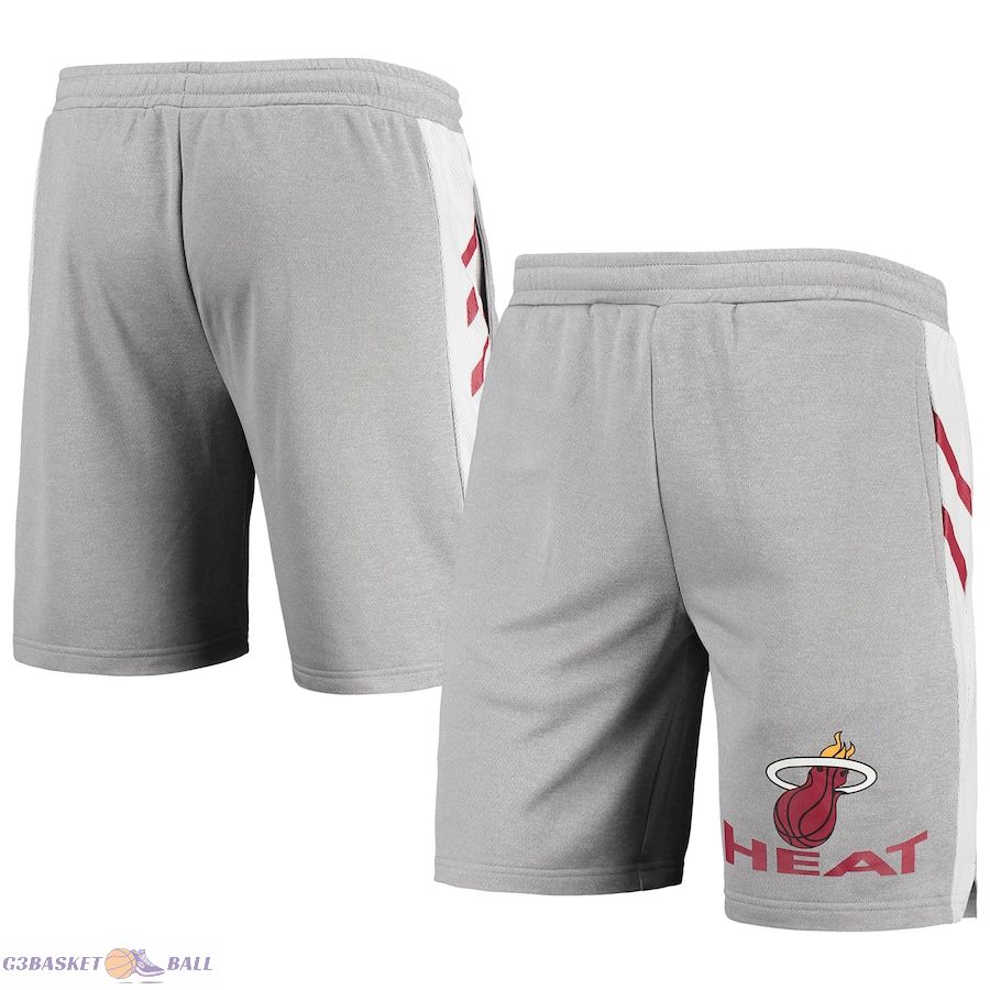 Men's Miami Heat Concepts Sport Gray Stature Shorts