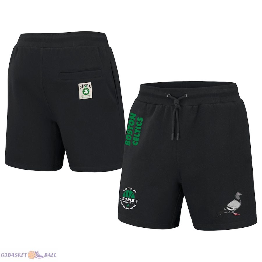 Men's Boston Celtics NBA x Staple Black Home Team Shorts