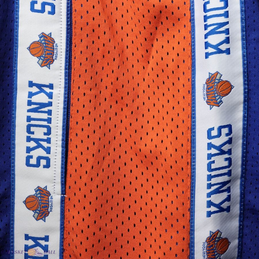 Men's New York Knicks Fanatics Royal/Orange Big & Tall Tape Mesh Shorts