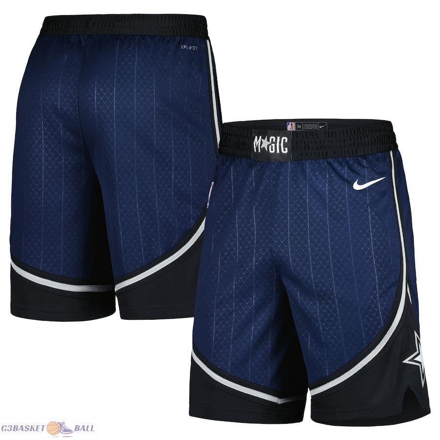 Men's Orlando Magic Navy 2023/24 City Edition Swingman Shorts