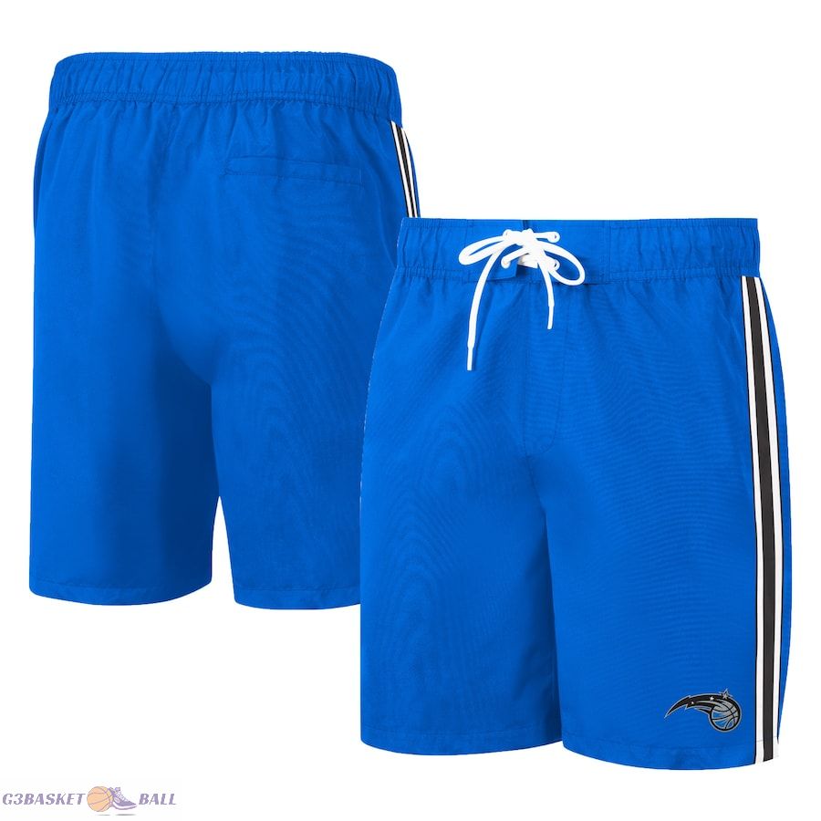 Men's Orlando Magic G-III Sports by Carl Banks Blue Sand Beach Volley Swim Shorts