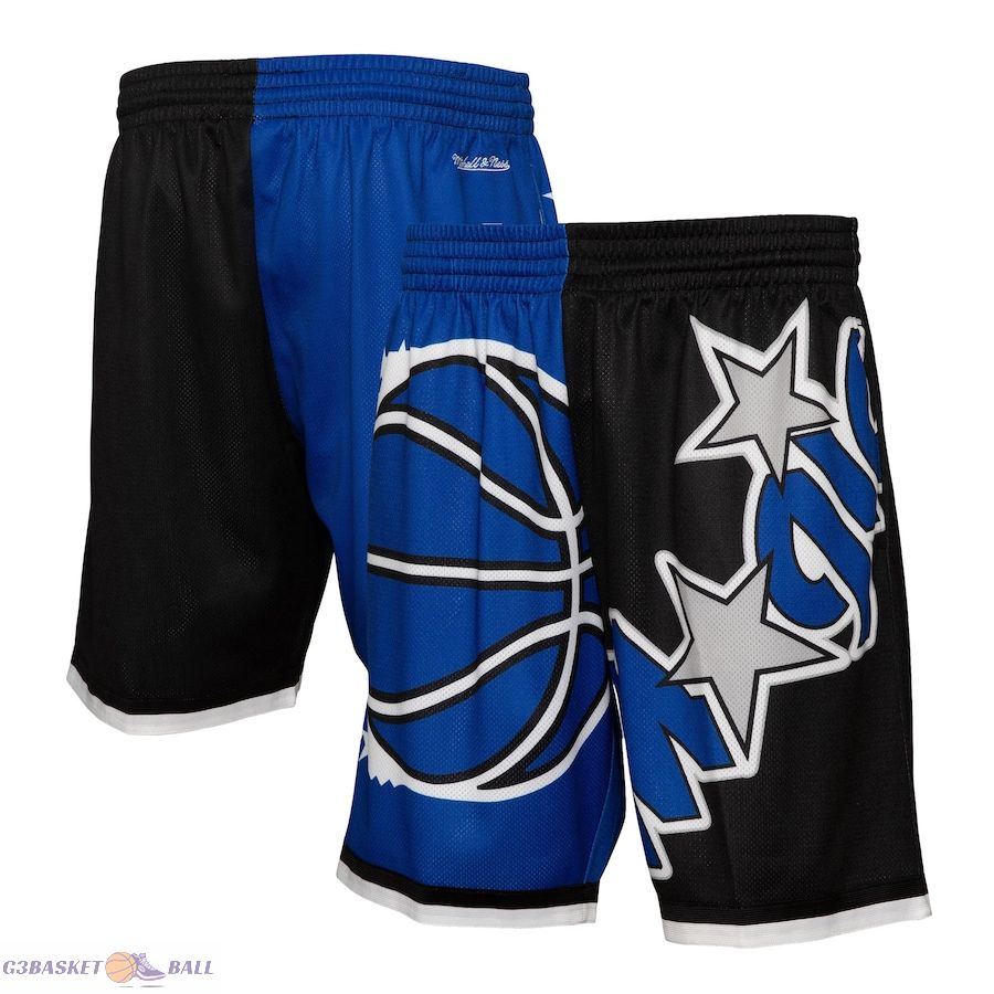 Men's Orlando Magic Mitchell & Ness Blue Big Face 5.0 Fashion Shorts