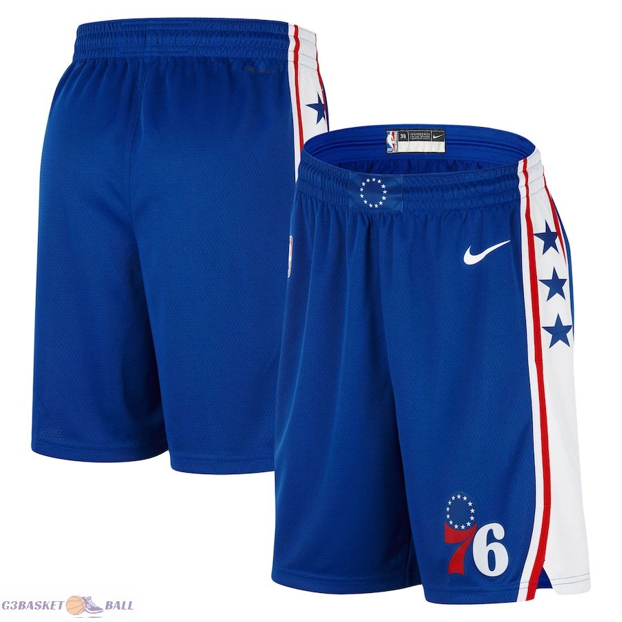 Men's Philadelphia 76ers Royal Swingman Icon Edition Shorts