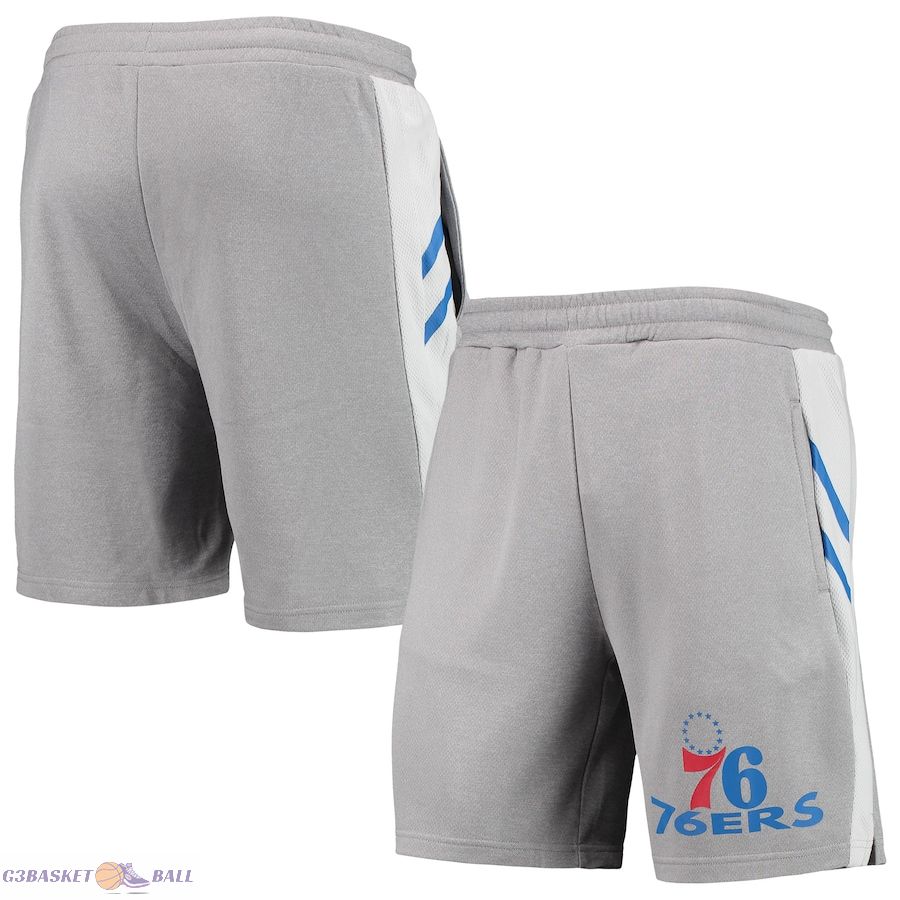 Men's Philadelphia 76ers Concepts Sport Gray Stature Shorts