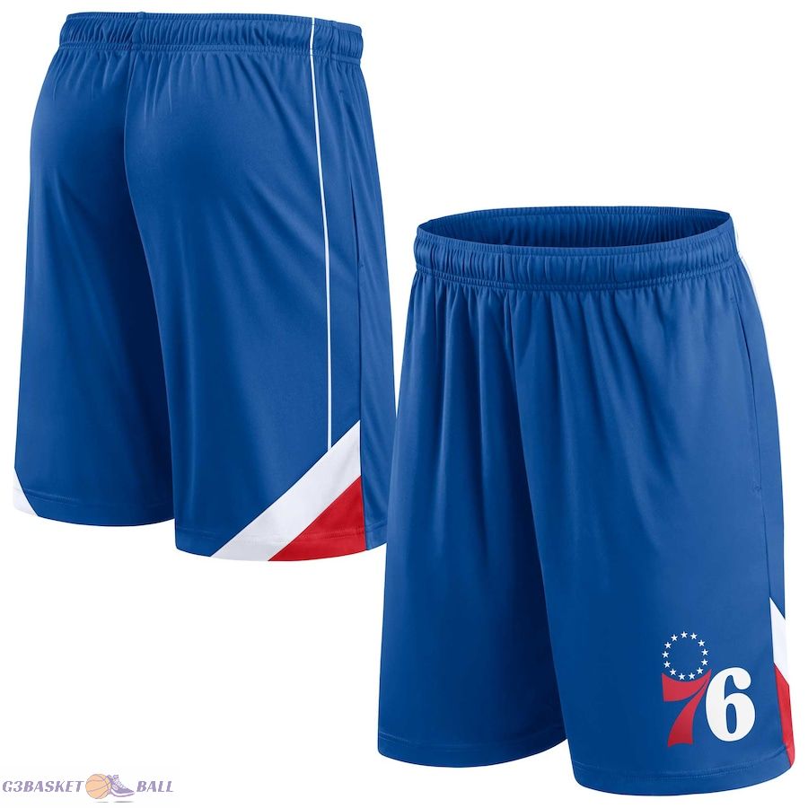 Men's Philadelphia 76ers Fanatics Royal Slice Shorts