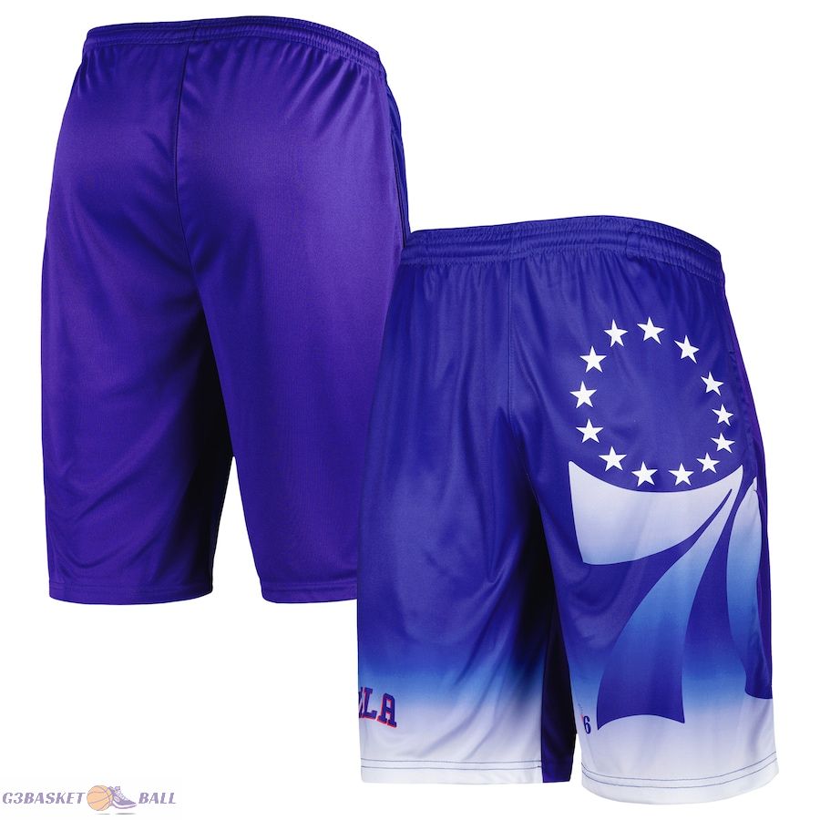 Men's Philadelphia 76ers Fanatics Royal Graphic Shorts