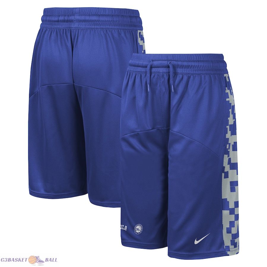 Youth Philadelphia 76ers Royal Courtside Starting Five Team Shorts