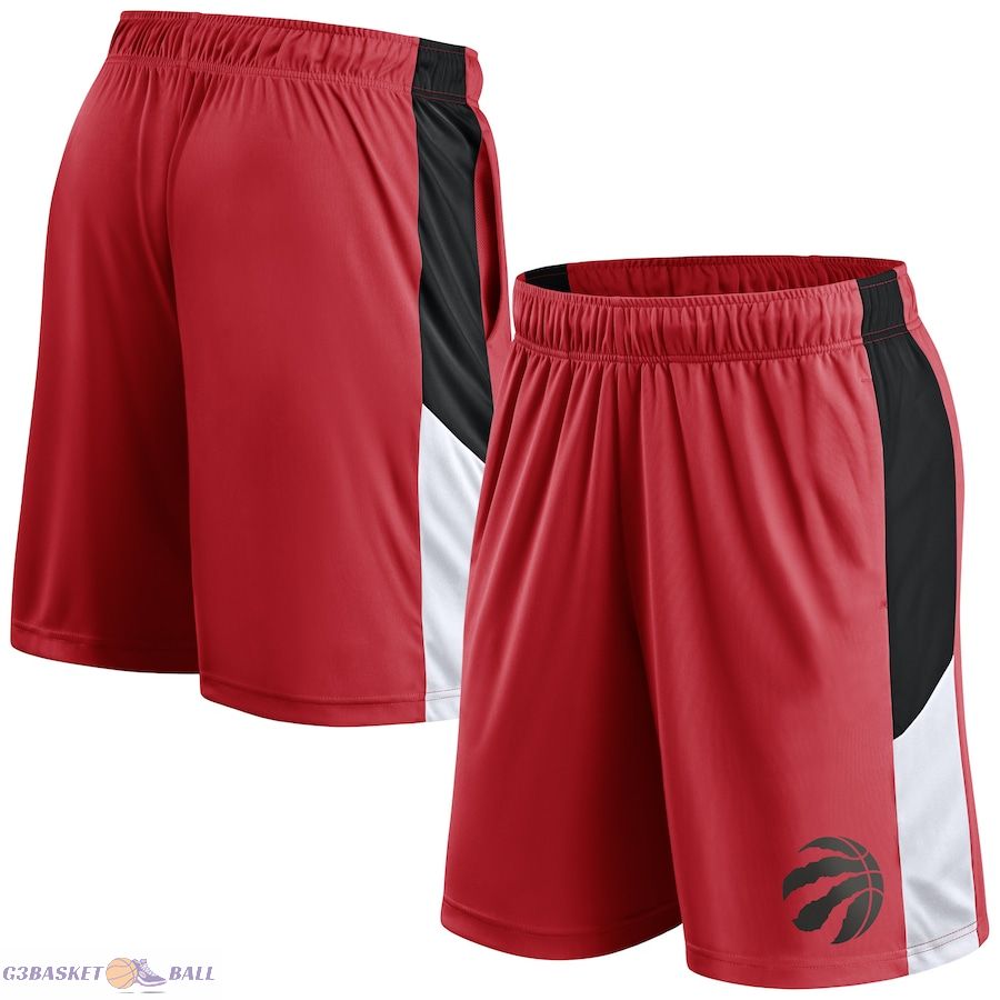 Men's Toronto Raptors Fanatics Red Practice Performance Shorts