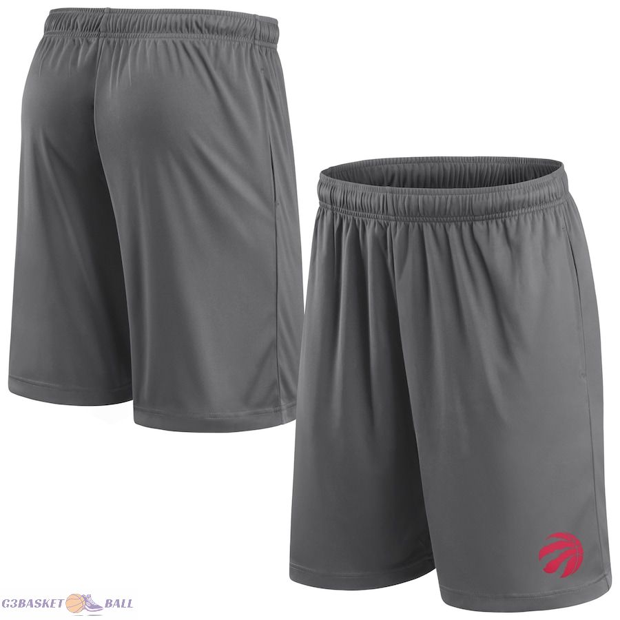 Men's Toronto Raptors Fanatics Gray Shorts