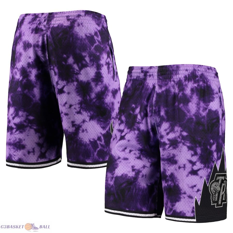 Men's Toronto Raptors Mitchell & Ness Purple Hardwood Classics 1998 Galaxy Swingman Shorts