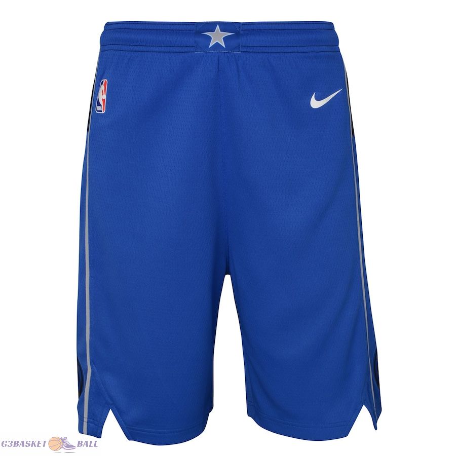 Youth Dallas Mavericks Blue Icon Edition Mesh Performance Swingman Shorts