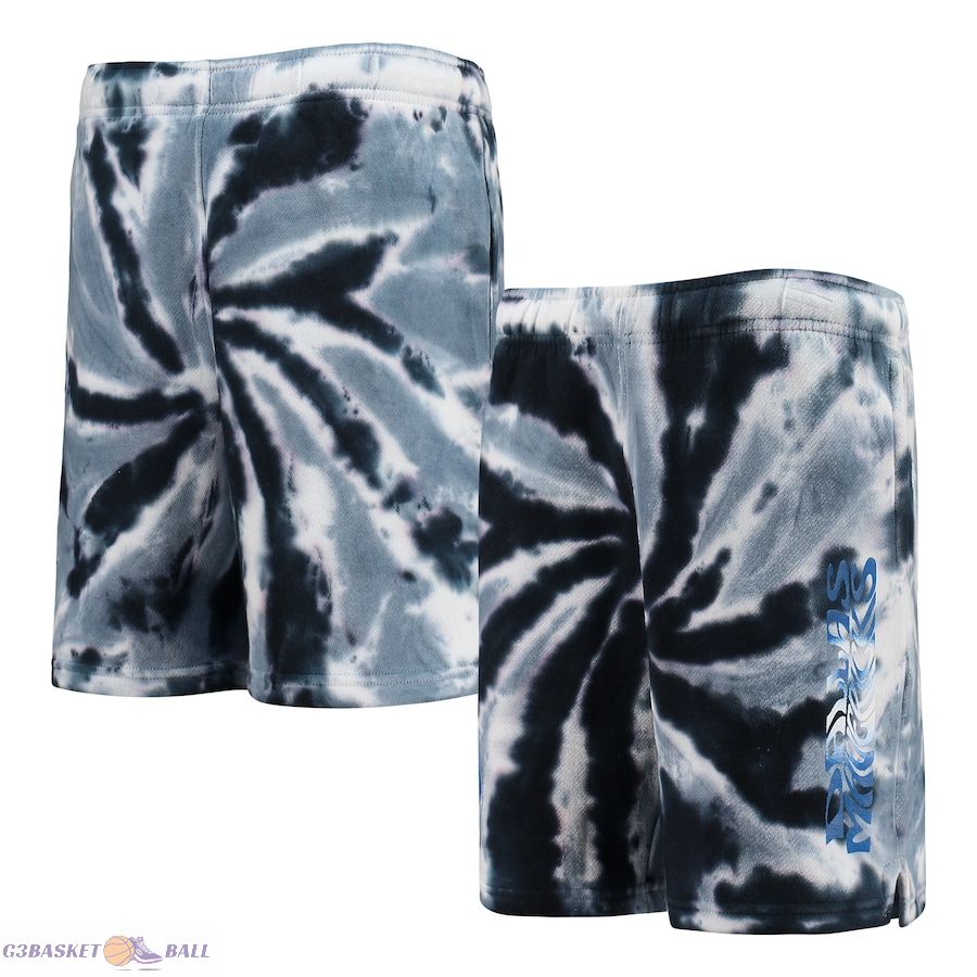 Youth Dallas Mavericks Navy Santa Monica Tie-Dye Shorts