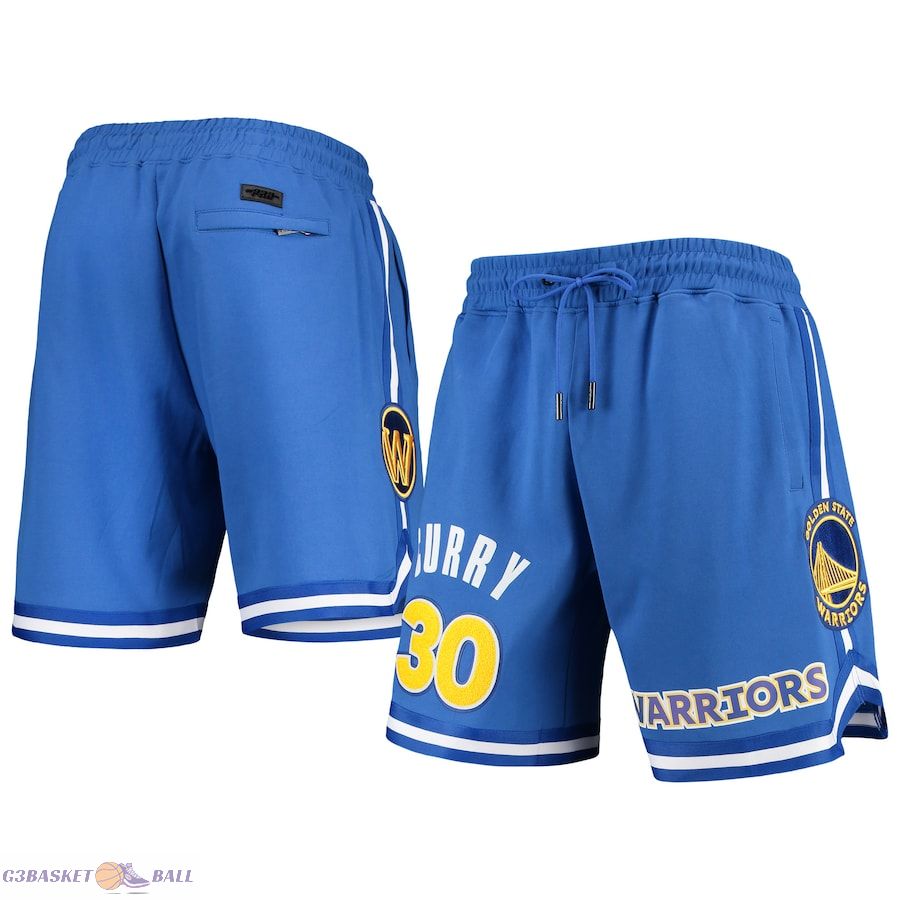 Men's Golden State Warriors Stephen Curry Pro Standard Royal Team Player Shorts