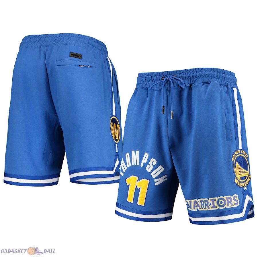 Men's Golden State Warriors Klay Thompson Pro Standard Royal Team Player Shorts