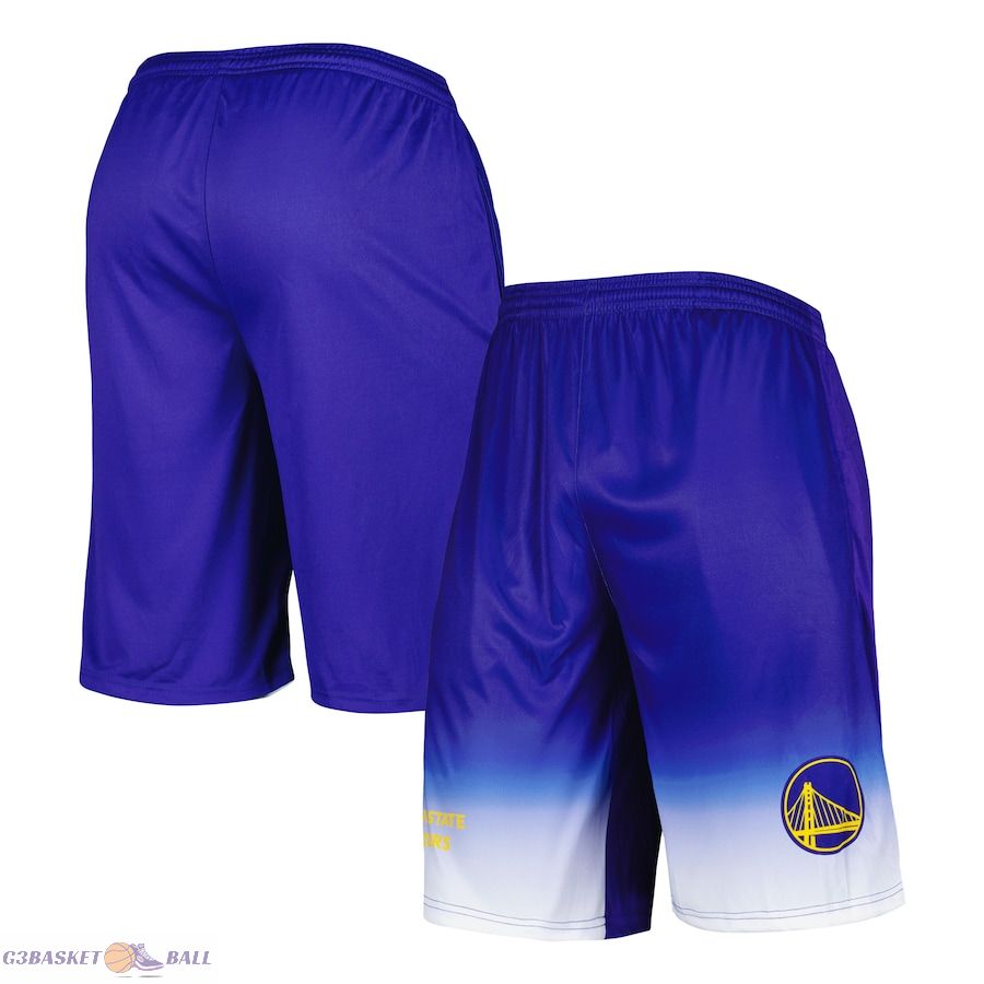 Men's Golden State Warriors Fanatics Royal Fadeaway Shorts