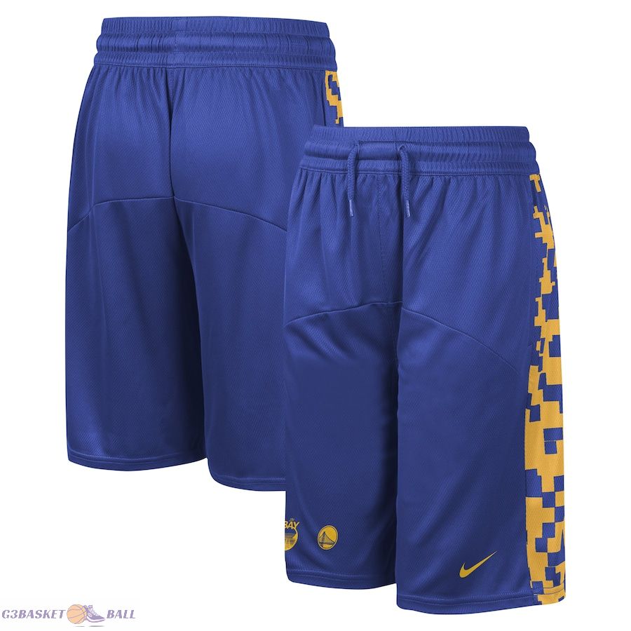 Youth Golden State Warriors Royal Courtside Starting Five Team Shorts