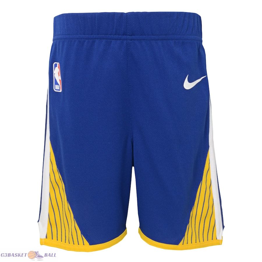 Preschool Golden State Warriors Royal Icon Replica Shorts