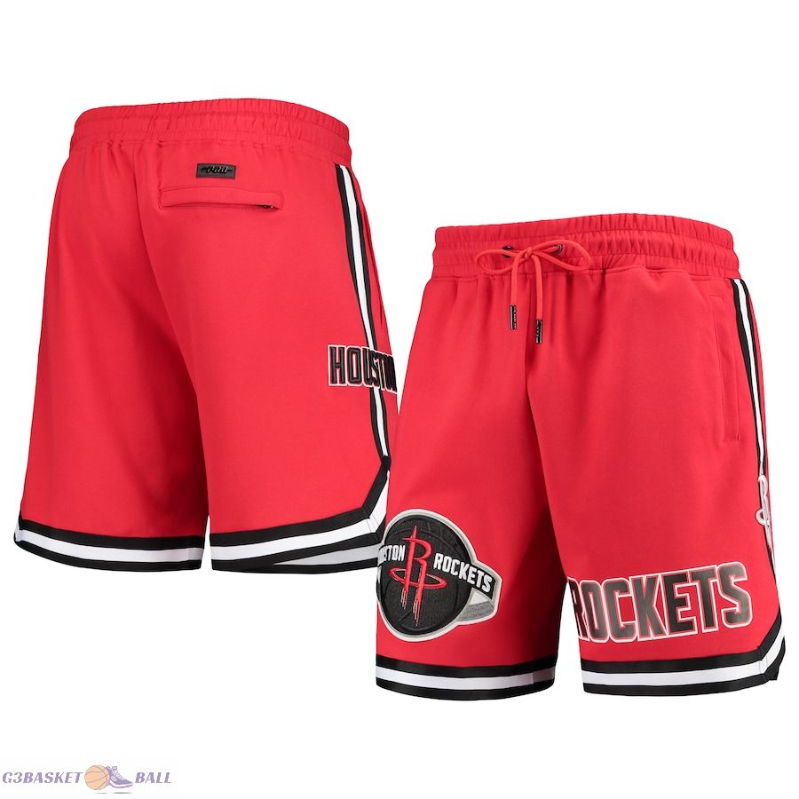 Men's Houston Rockets Pro Standard Red Chenille Shorts