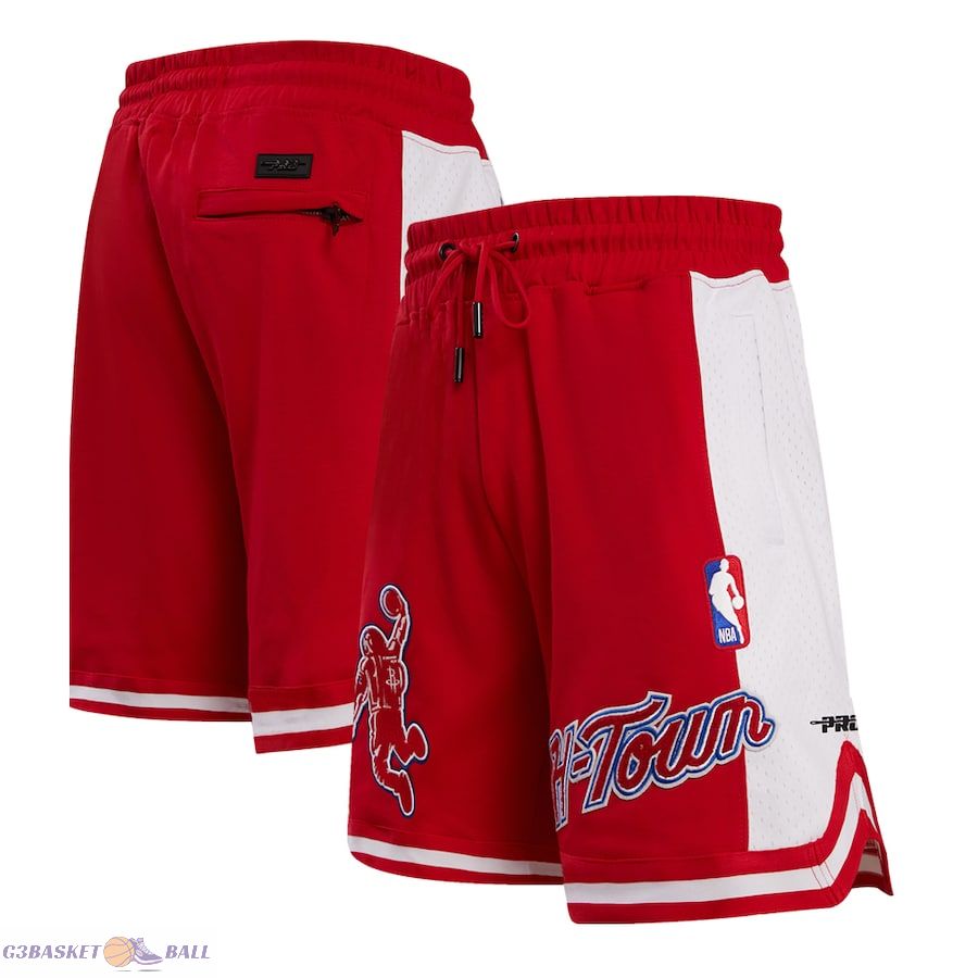 Men's Houston Rockets Pro Standard Red 2023/24 City Edition DK Shorts